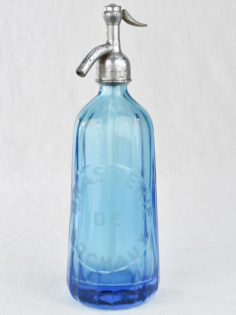 Collection of 4 early 20th century Seltzer bottles 12½"