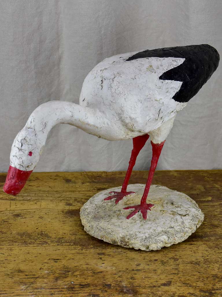 Large vintage bird sculpture