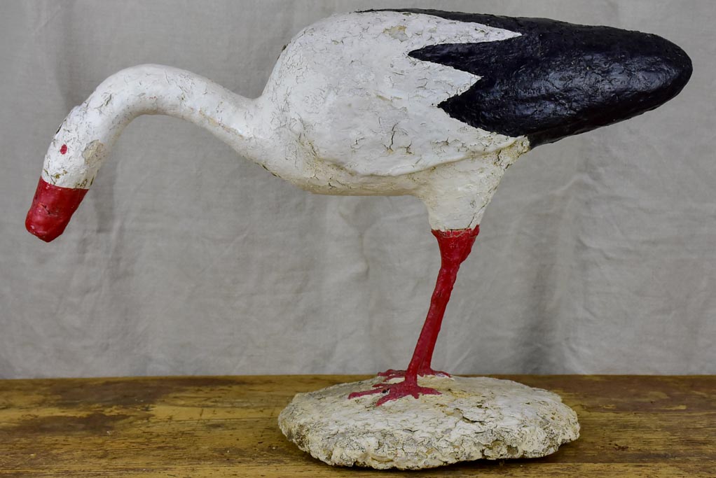 Large vintage bird sculpture