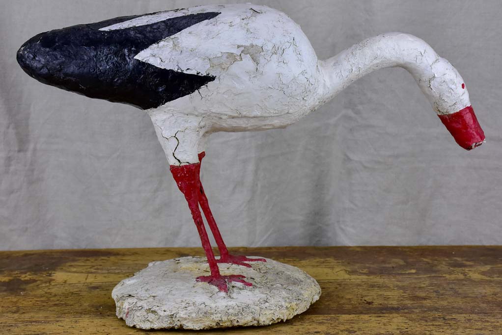 Large vintage bird sculpture