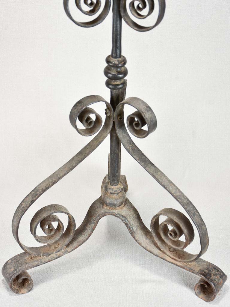 Wrought iron French brazier from the 18th century 25½"