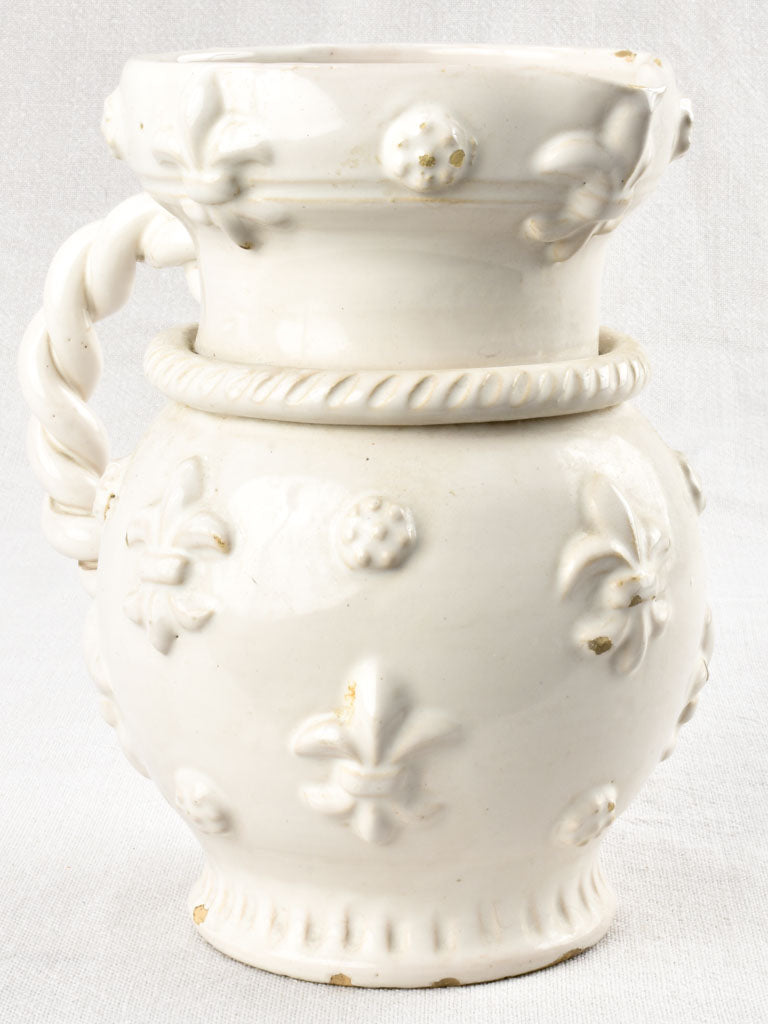 French Fleur De Lys pitcher