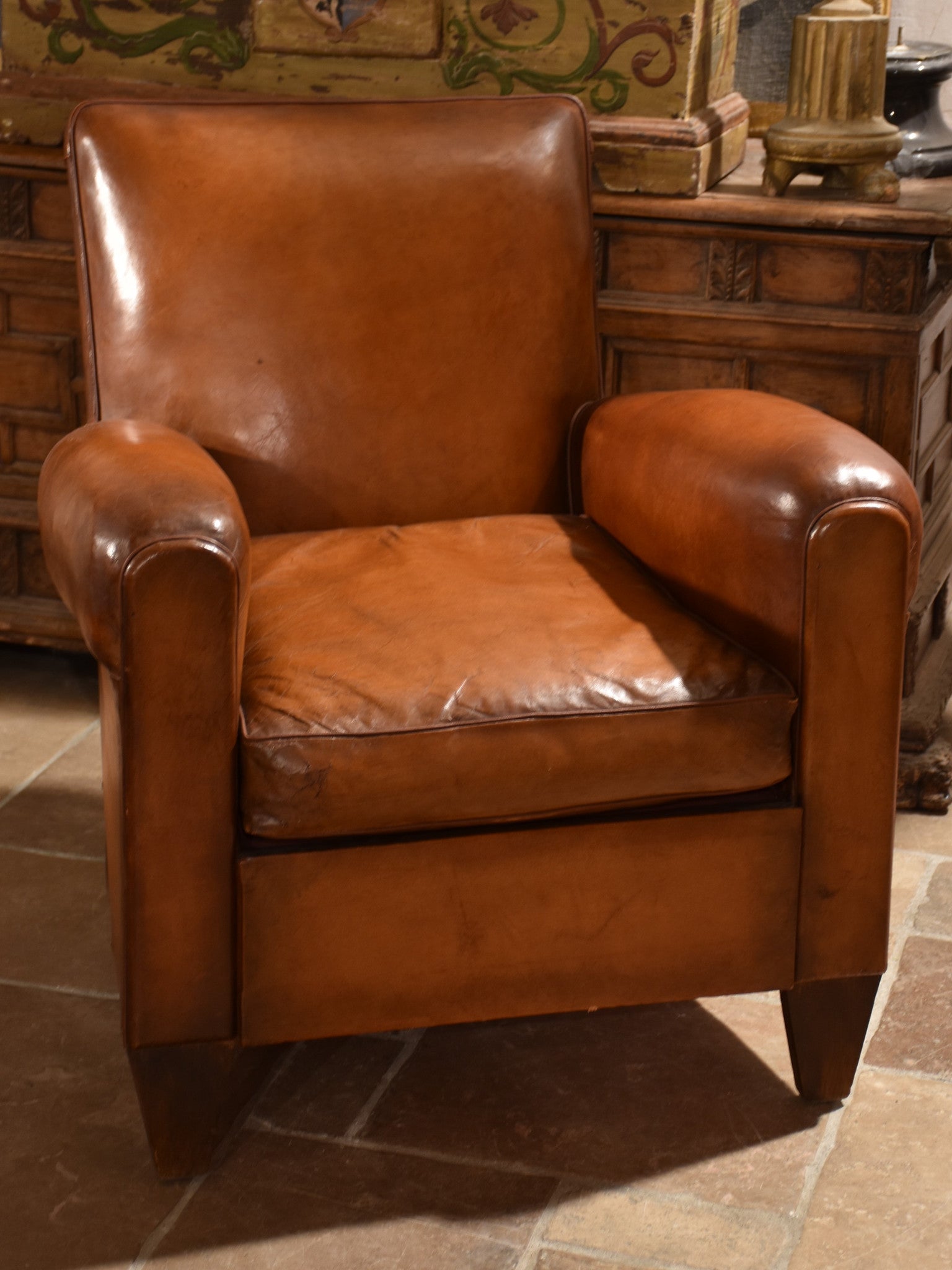 Pair of original French club chairs - 1950’s