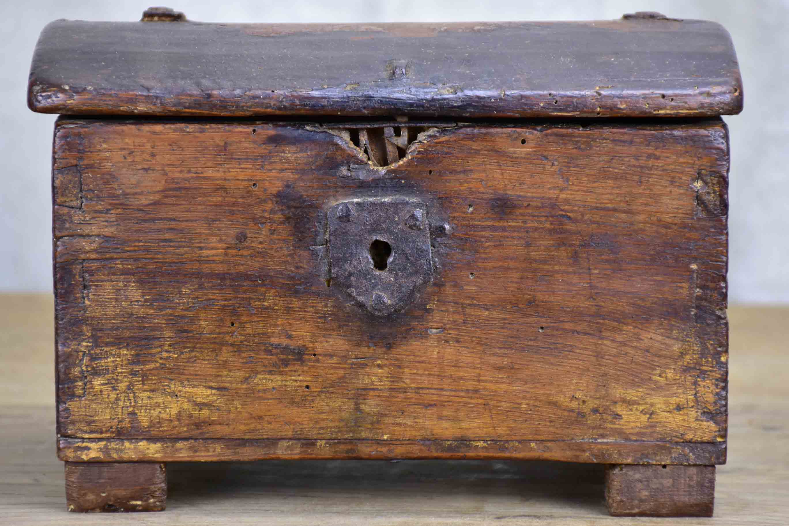 17th Century French jewelry box / trunk