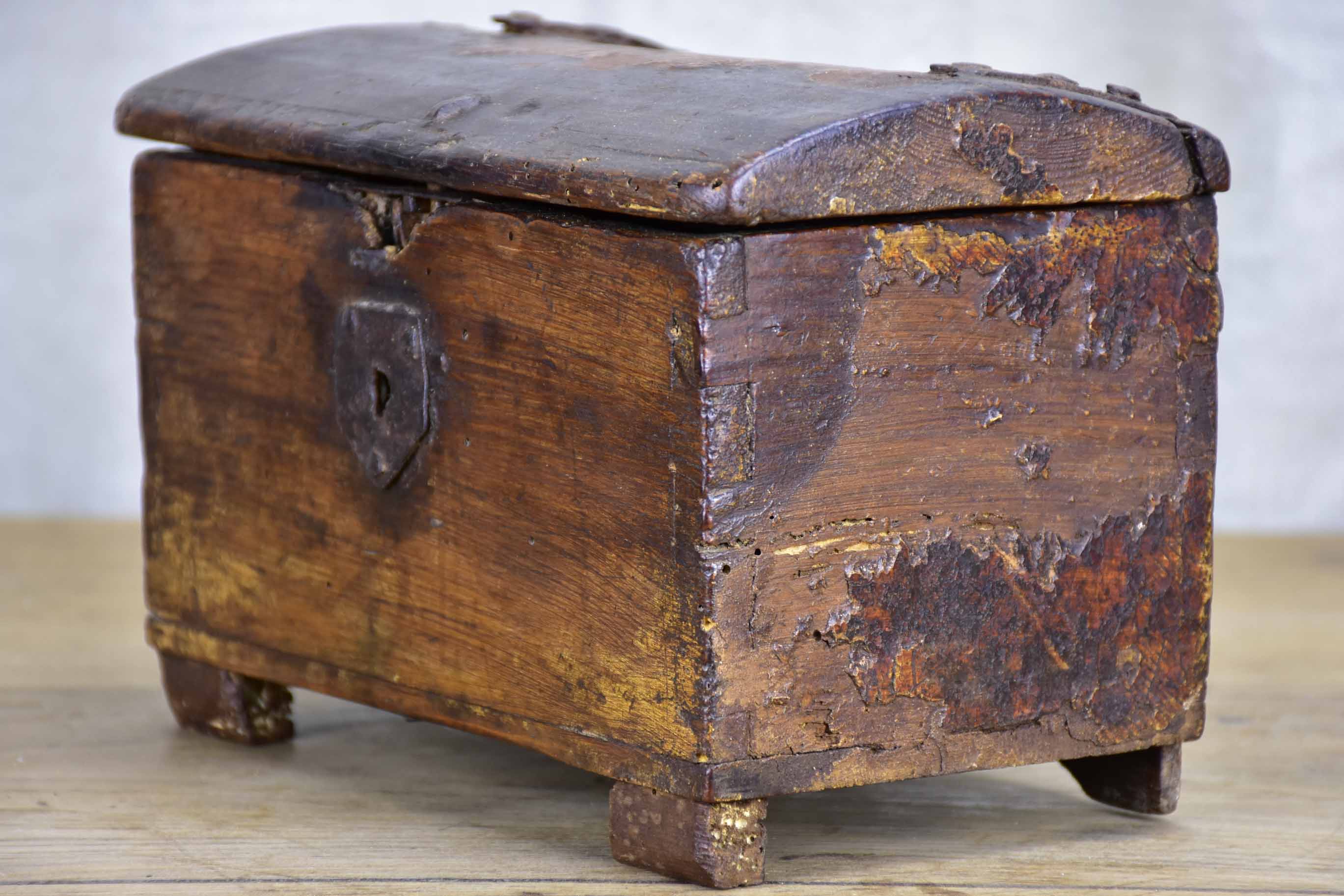 17th Century French jewelry box / trunk