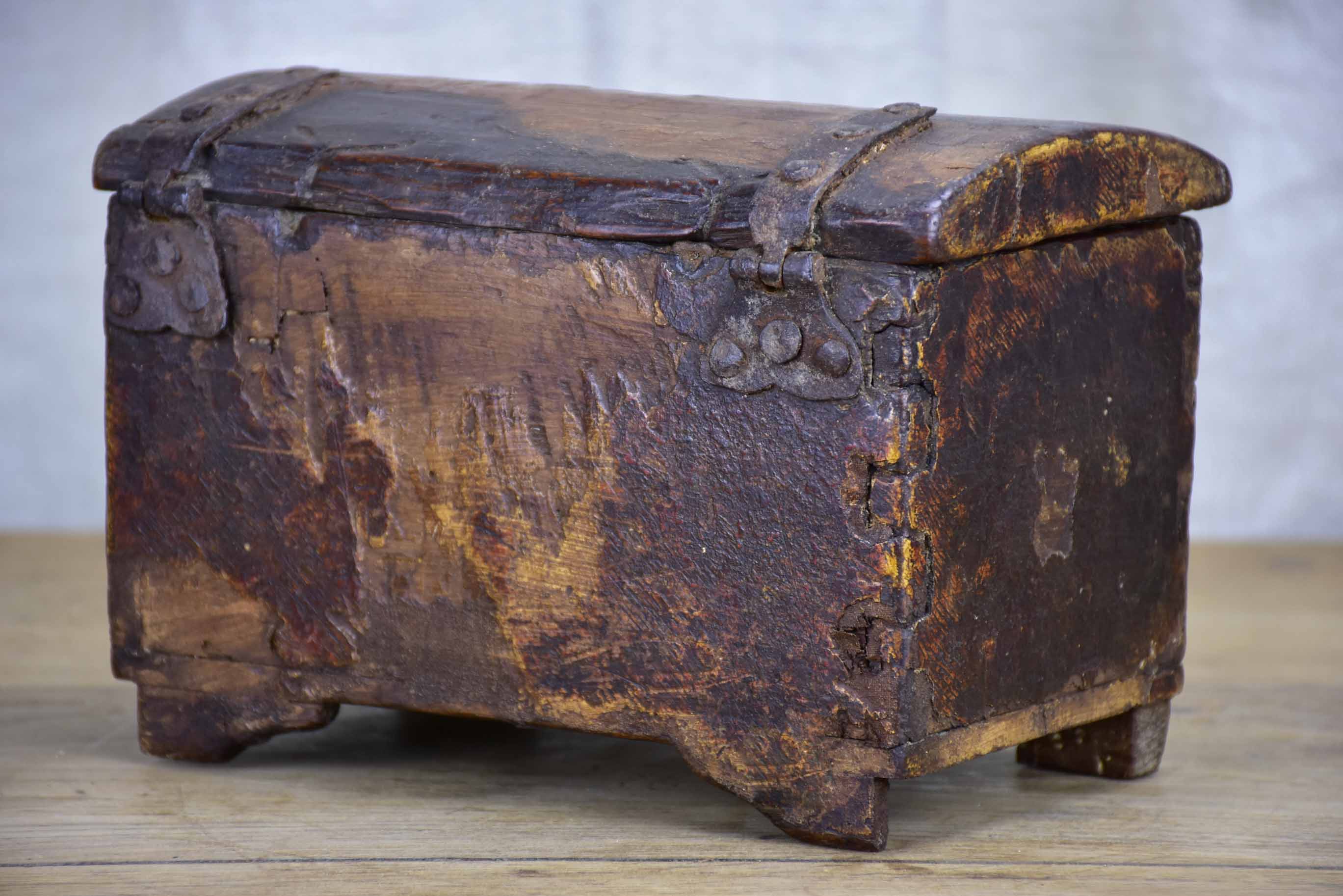 17th Century French jewelry box / trunk