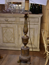 Pair of 19th century Italian candlestick lamps