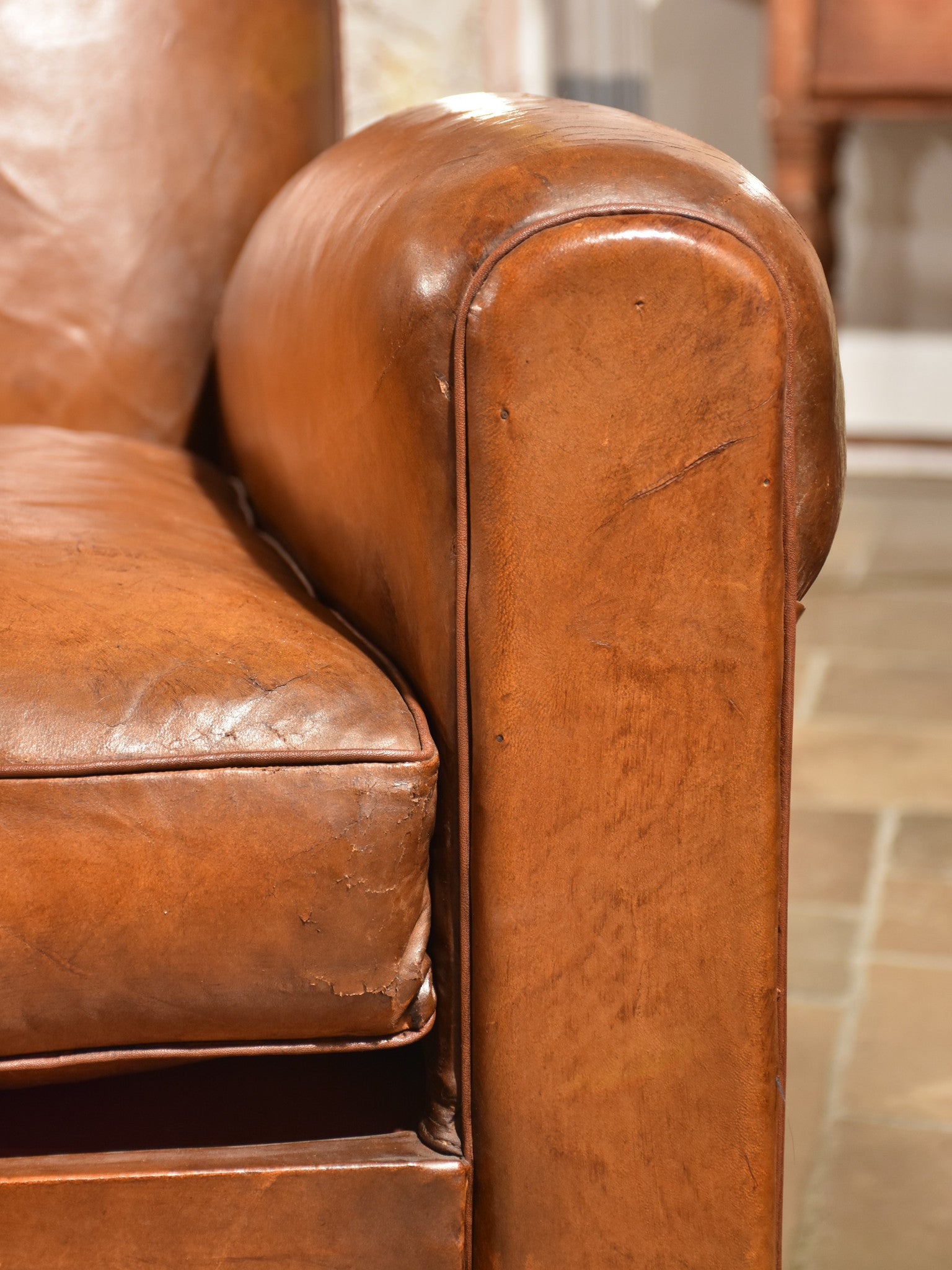 Pair of original French club chairs - 1950’s