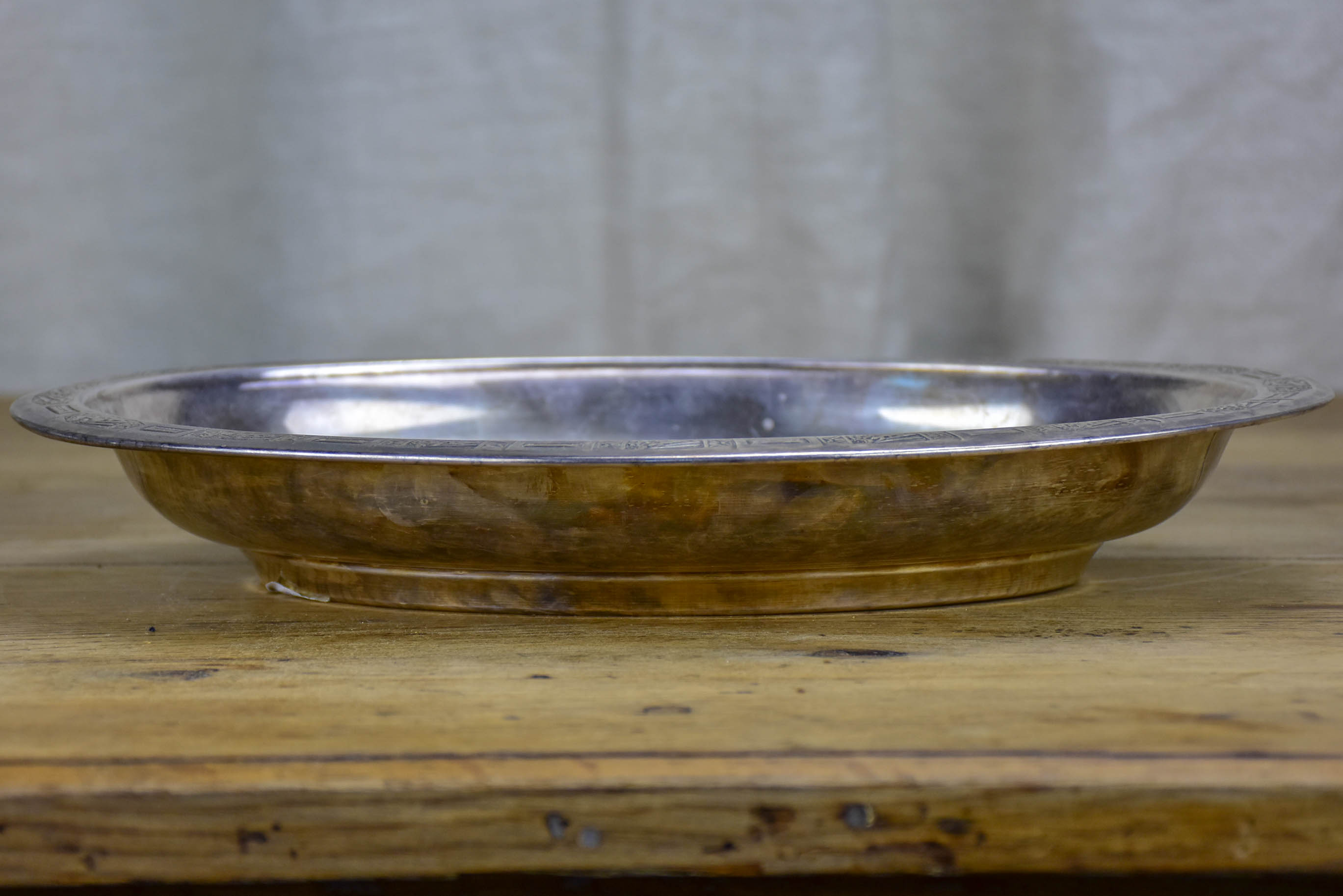 Vintage, silver-plated French vegetable dish