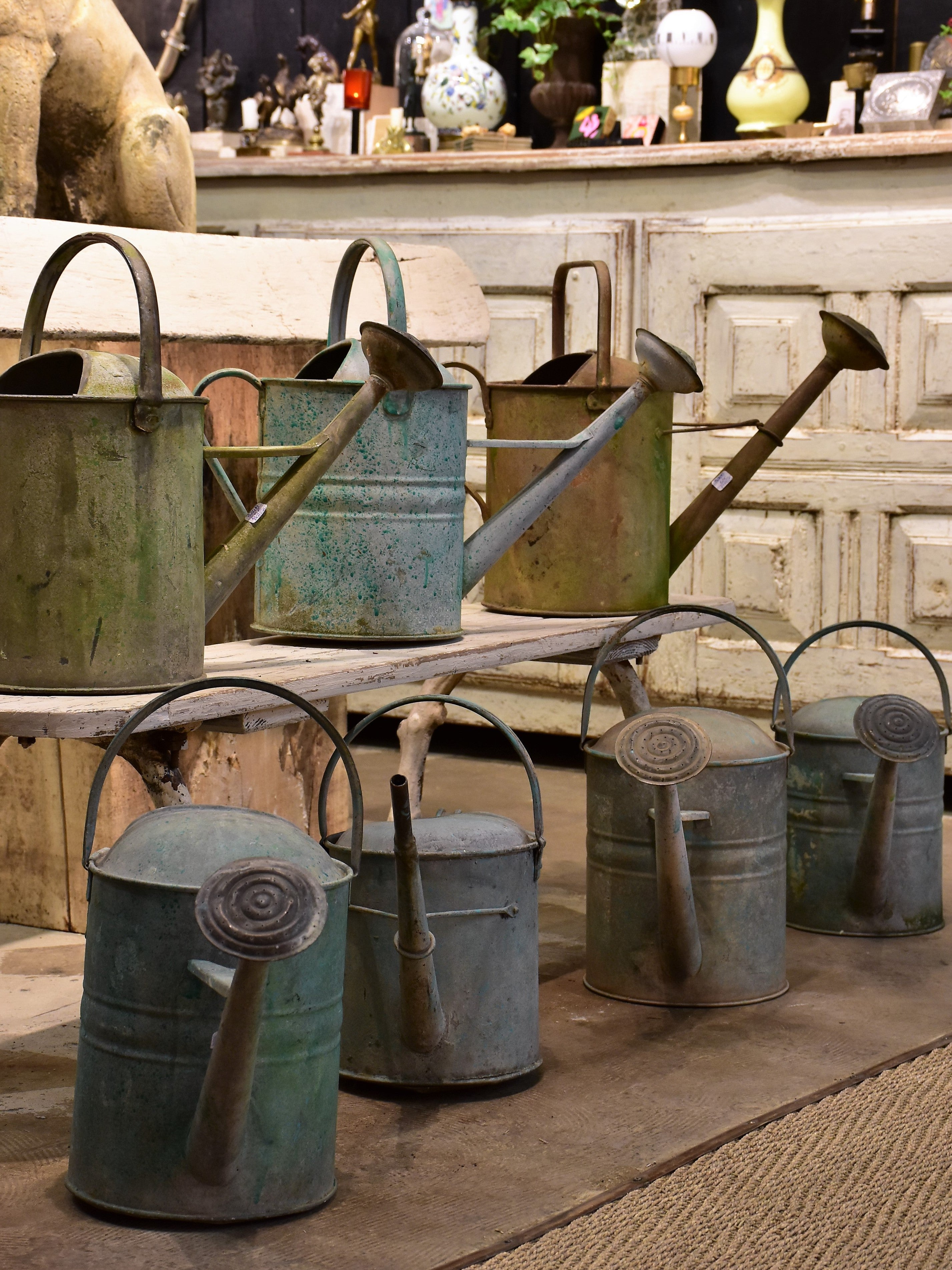 Vintage French watering can