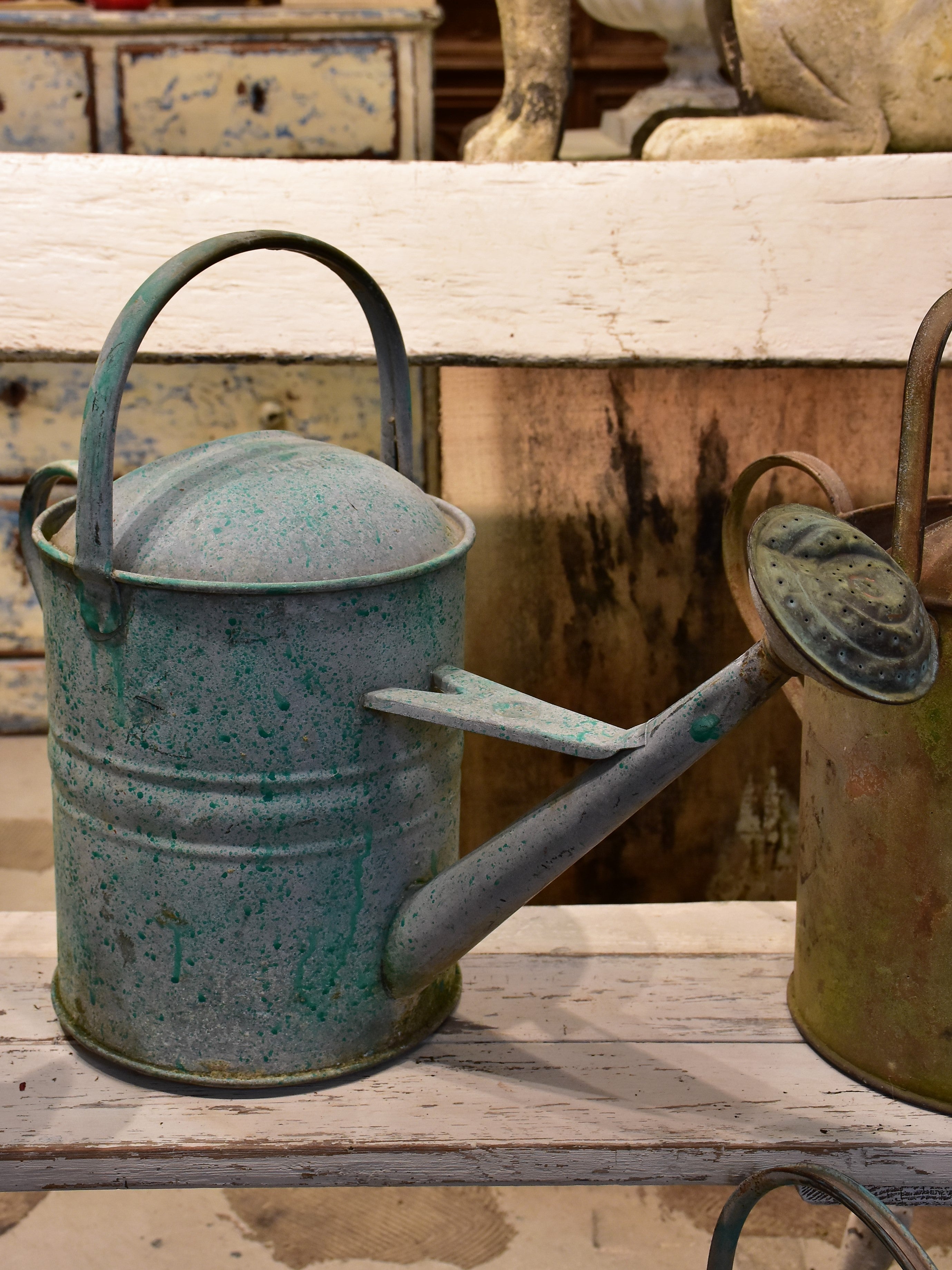 Vintage French watering can