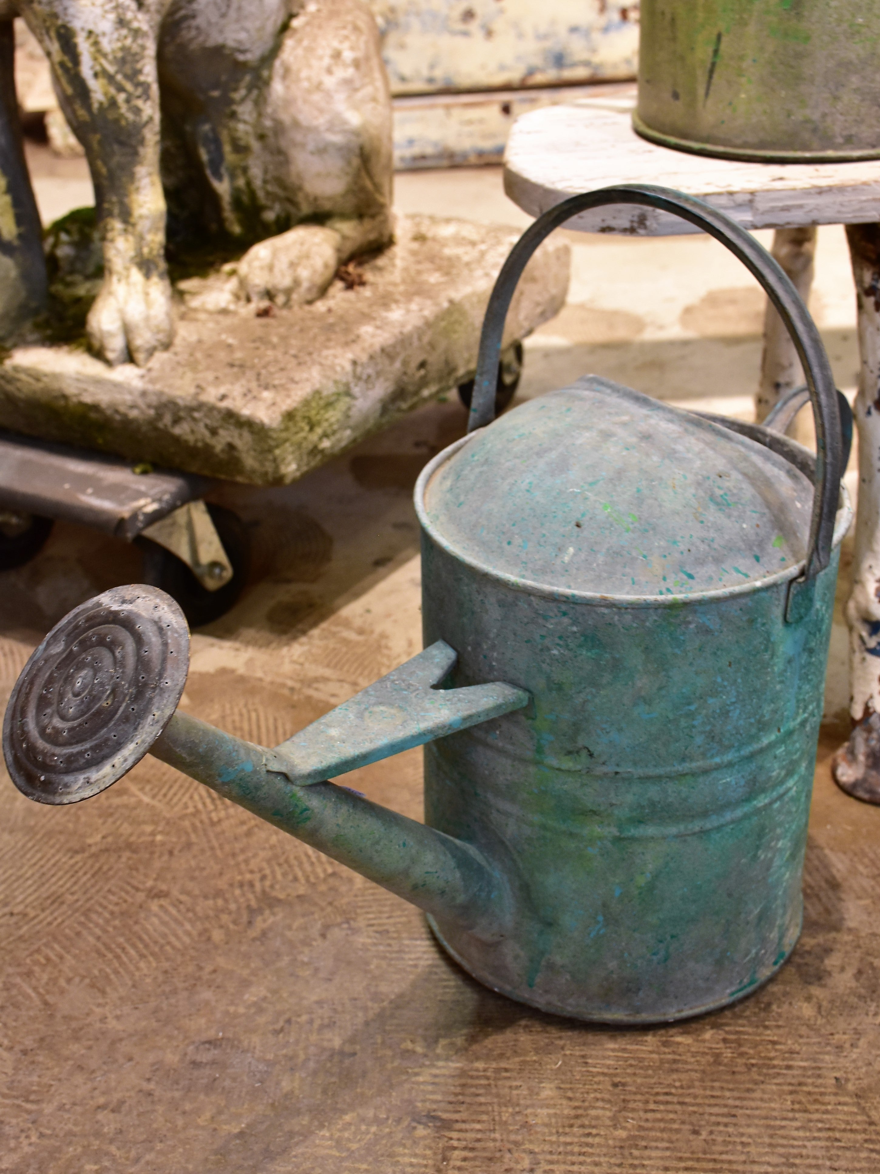 Vintage French watering can