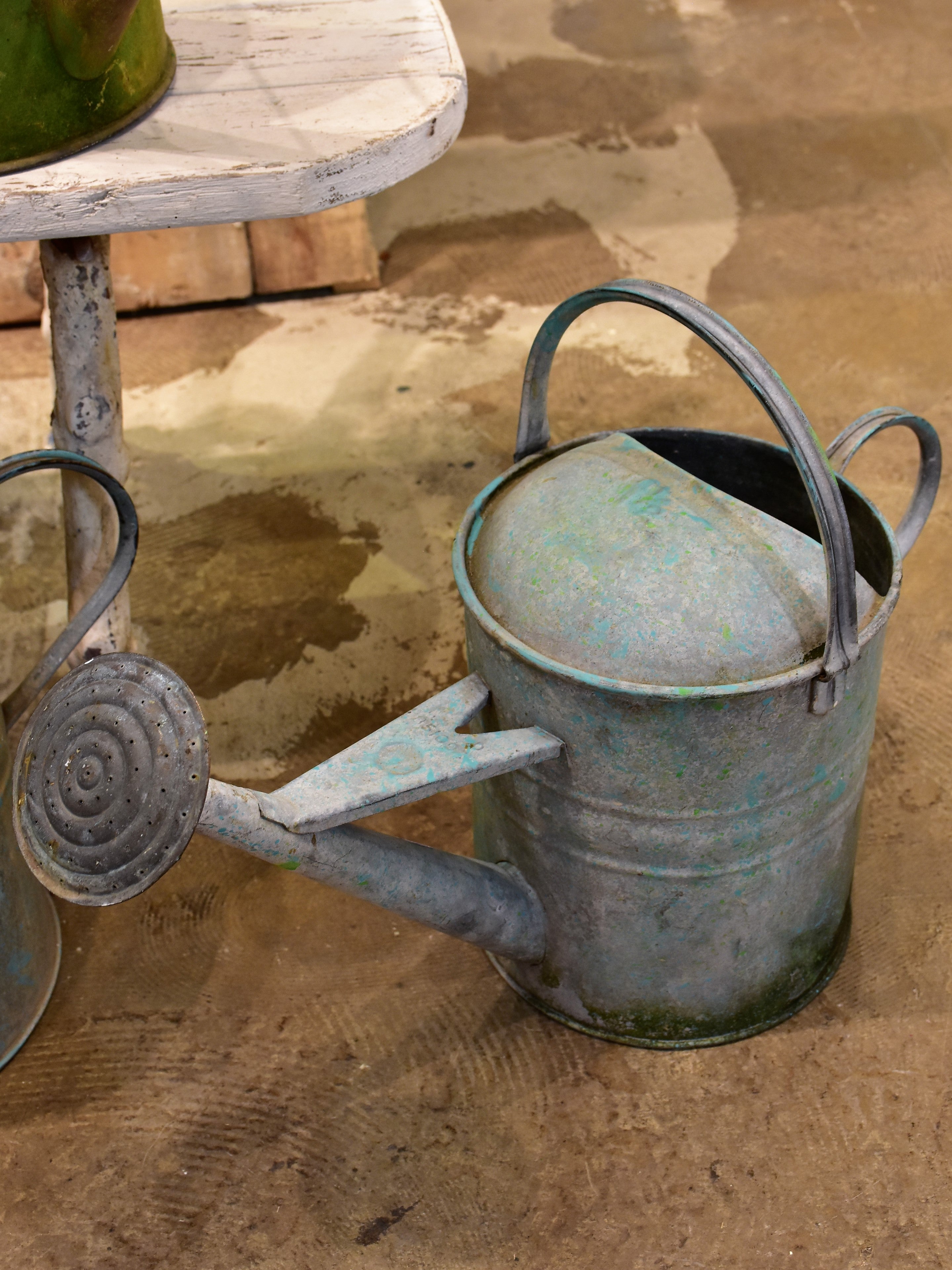 Vintage French watering can