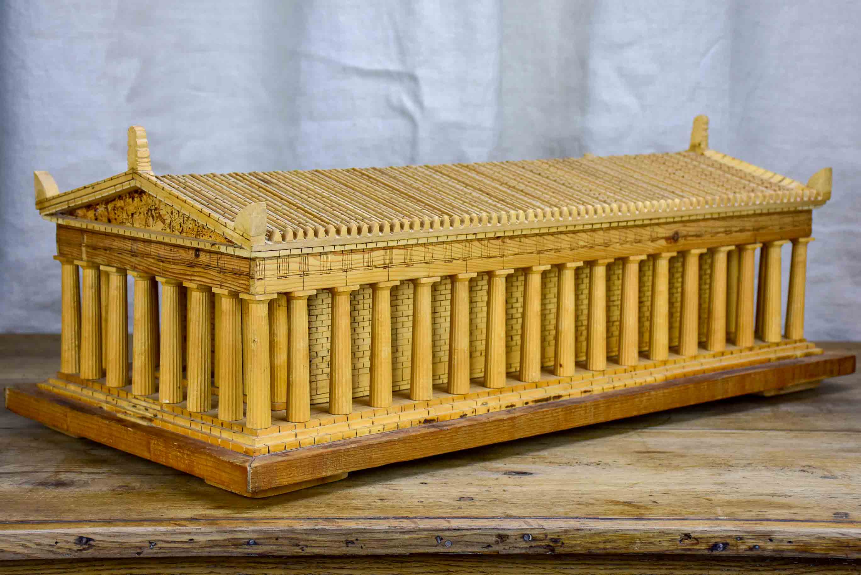 Vintage scale model of the Parthenon