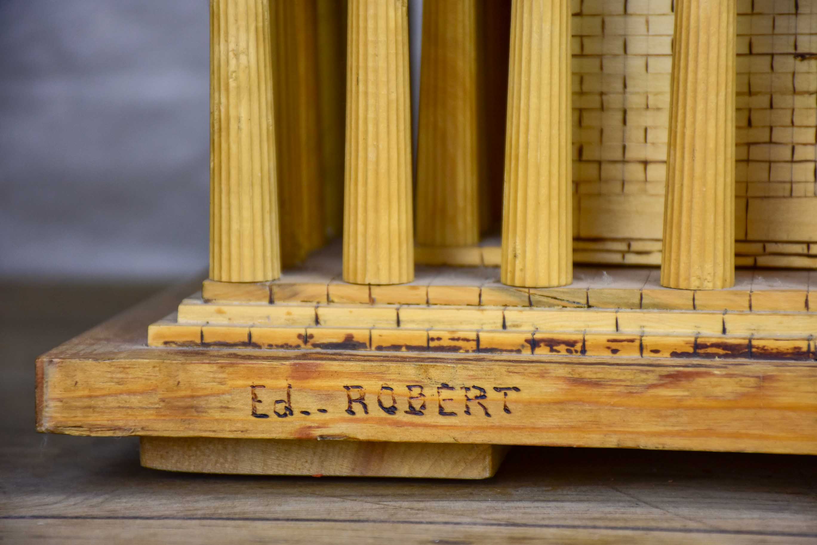 Vintage scale model of the Parthenon