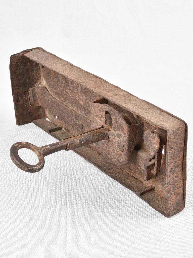 18th Century Durable Iron Barn Door Lock