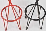 Two bar stools (Thonet for Pierre Paulin) 33½"