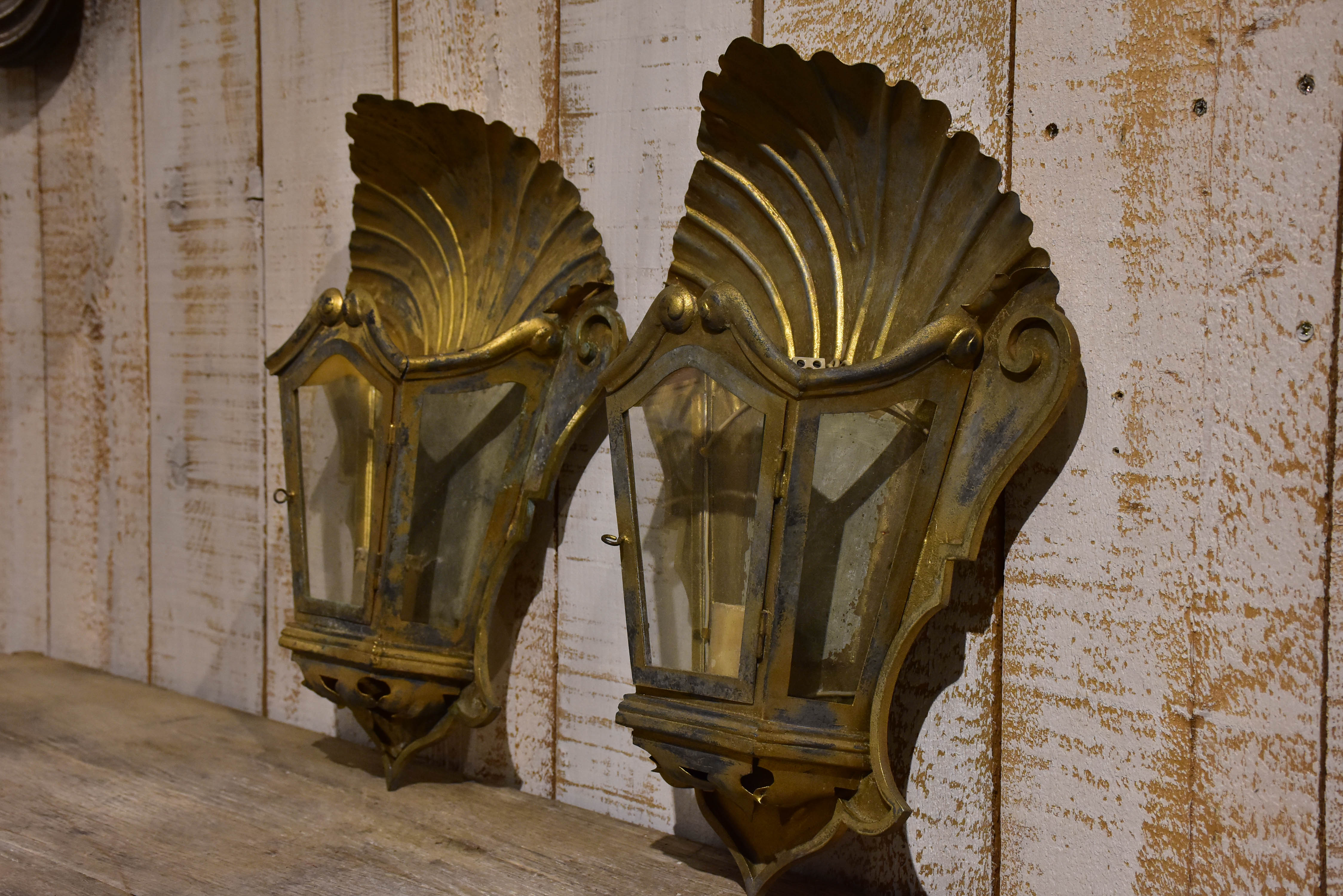 Pair of French wall sconces or appliques