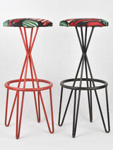 Two bar stools (Thonet for Pierre Paulin) 33½"