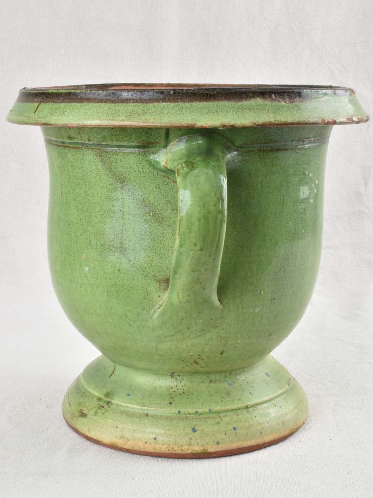 Rustic aged Castelnaudary handled planter