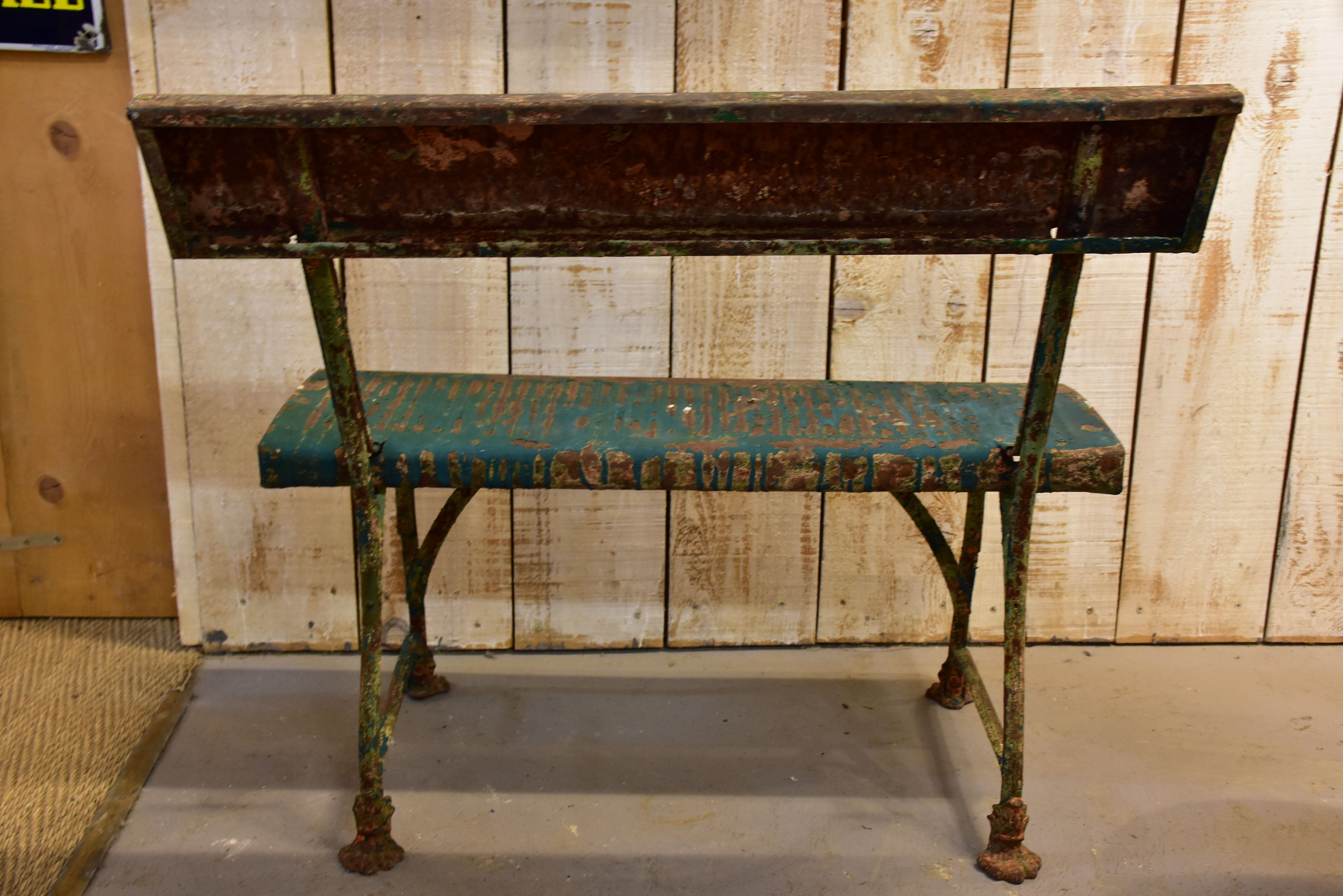 Antique French garden bench seat – Grassin, Arras