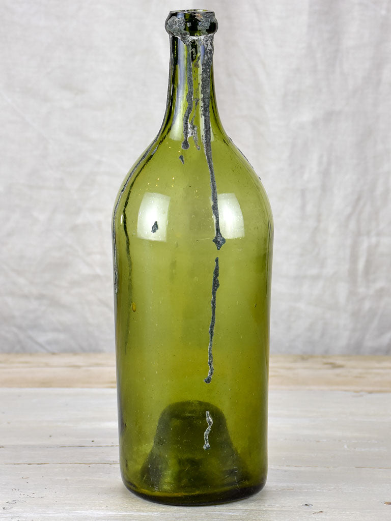 18th Century hand blown French bottle