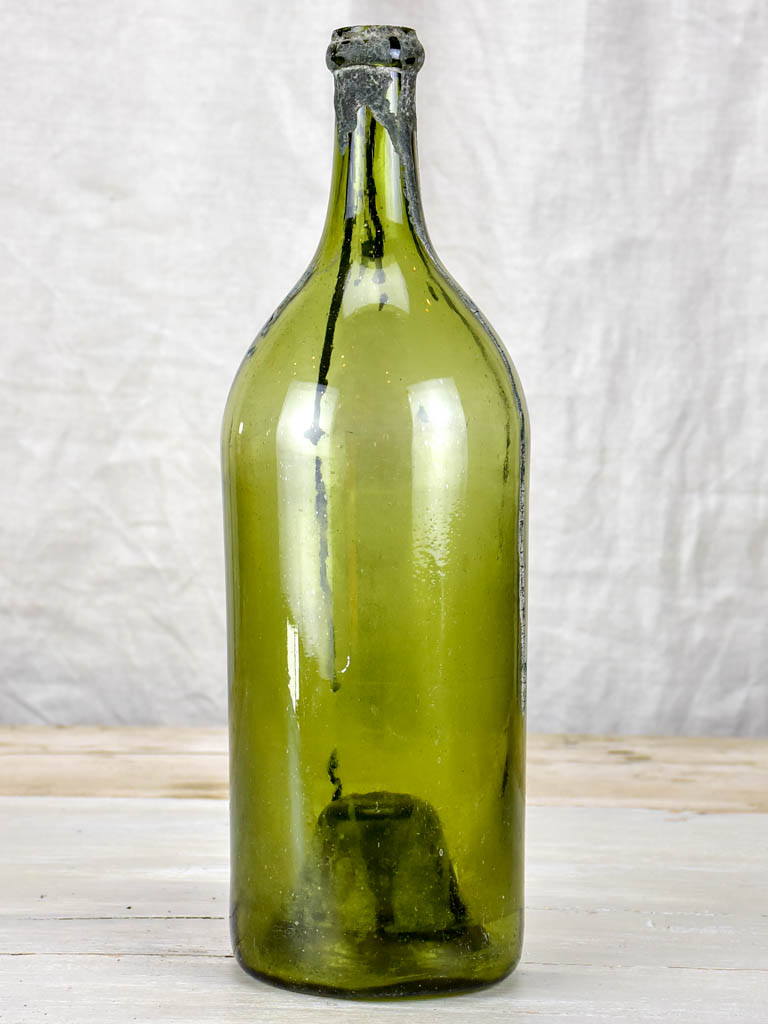 18th Century hand blown French bottle