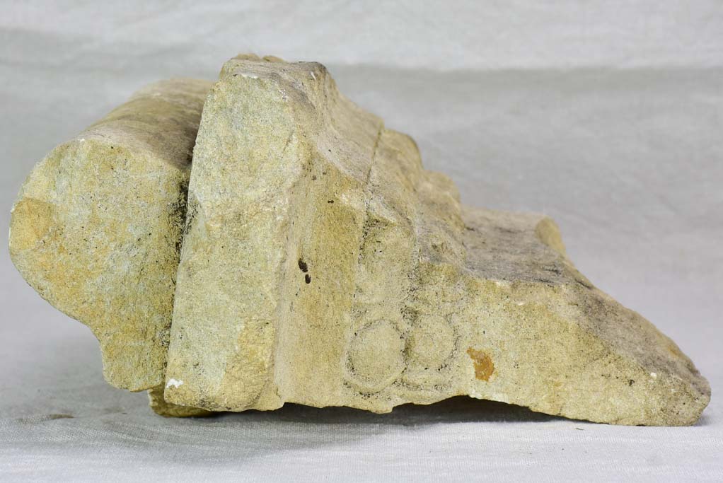 Medieval, textured, substantial, salvaged, stone chunk