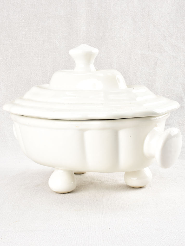 Antique Large Dieulefit Glazed Tureen