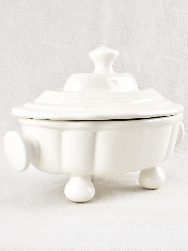 Spectacular Vintage Dieulefit Footed Tureen