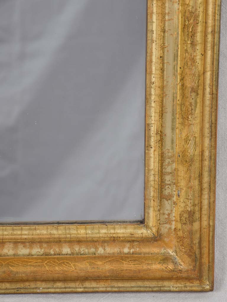 19th century gilded Louis Philippe mirror 23¼" x 32¼"