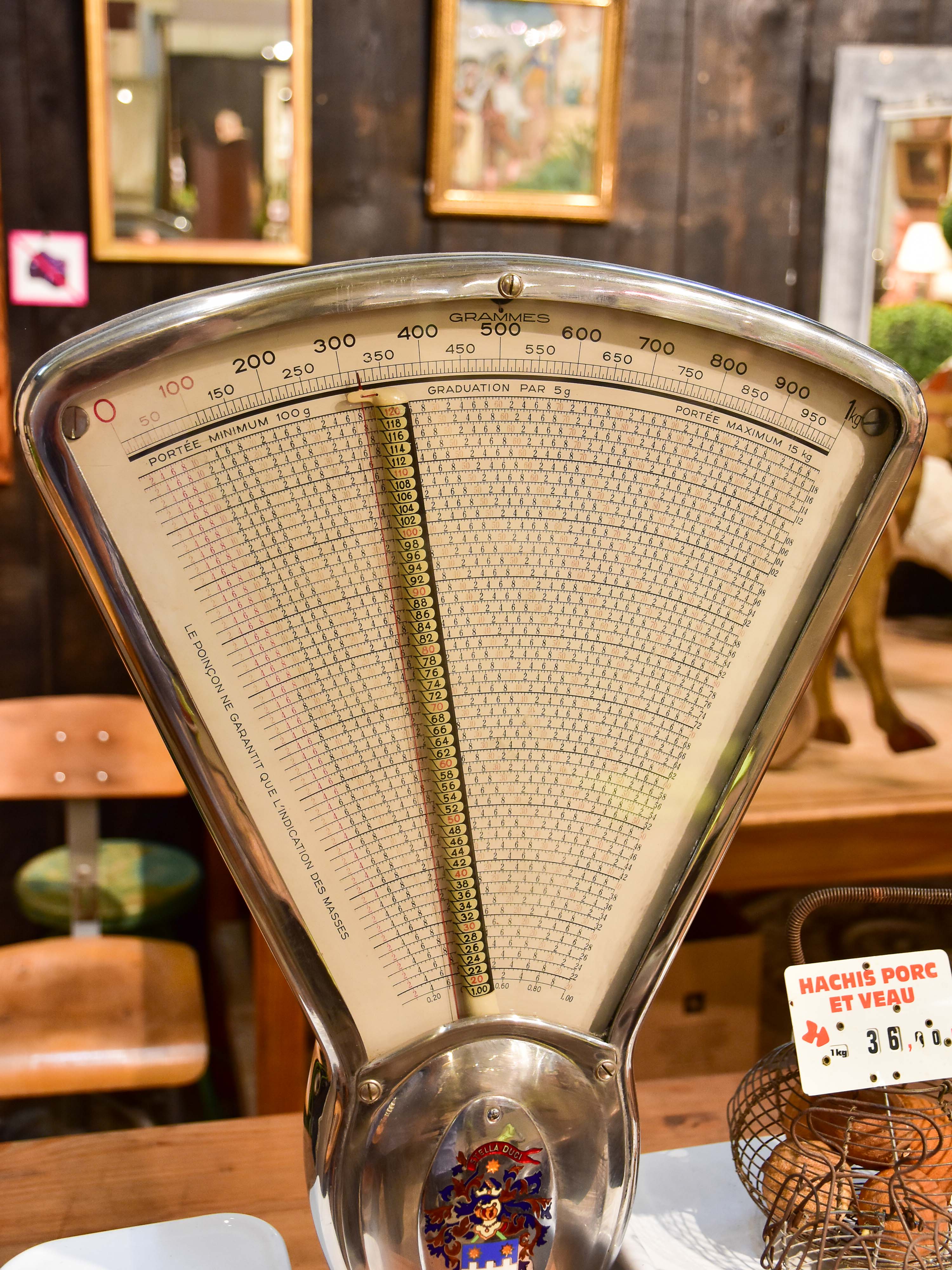 Vintage Berkel shop scales circa 1950