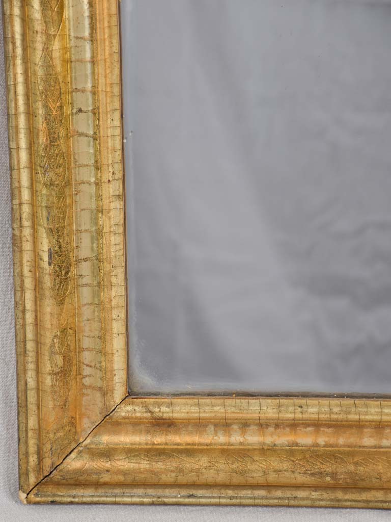 19th century gilded Louis Philippe mirror 23¼" x 32¼"