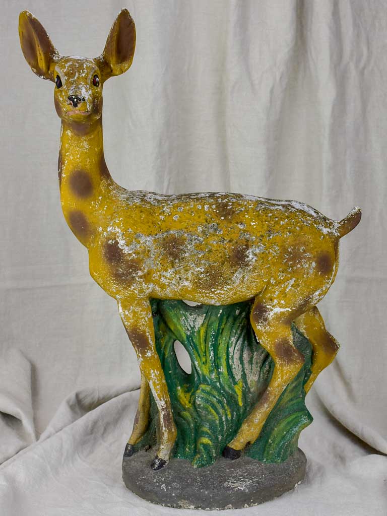 Mid century Italian garden sculpture of a deer