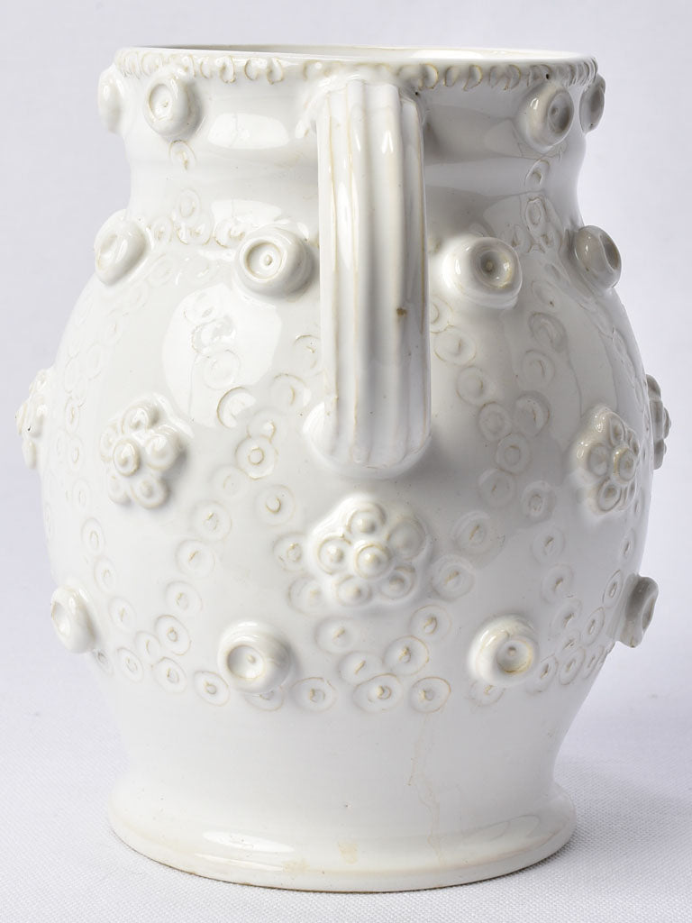 Emile Tessier vase w/ 2 handles 8"