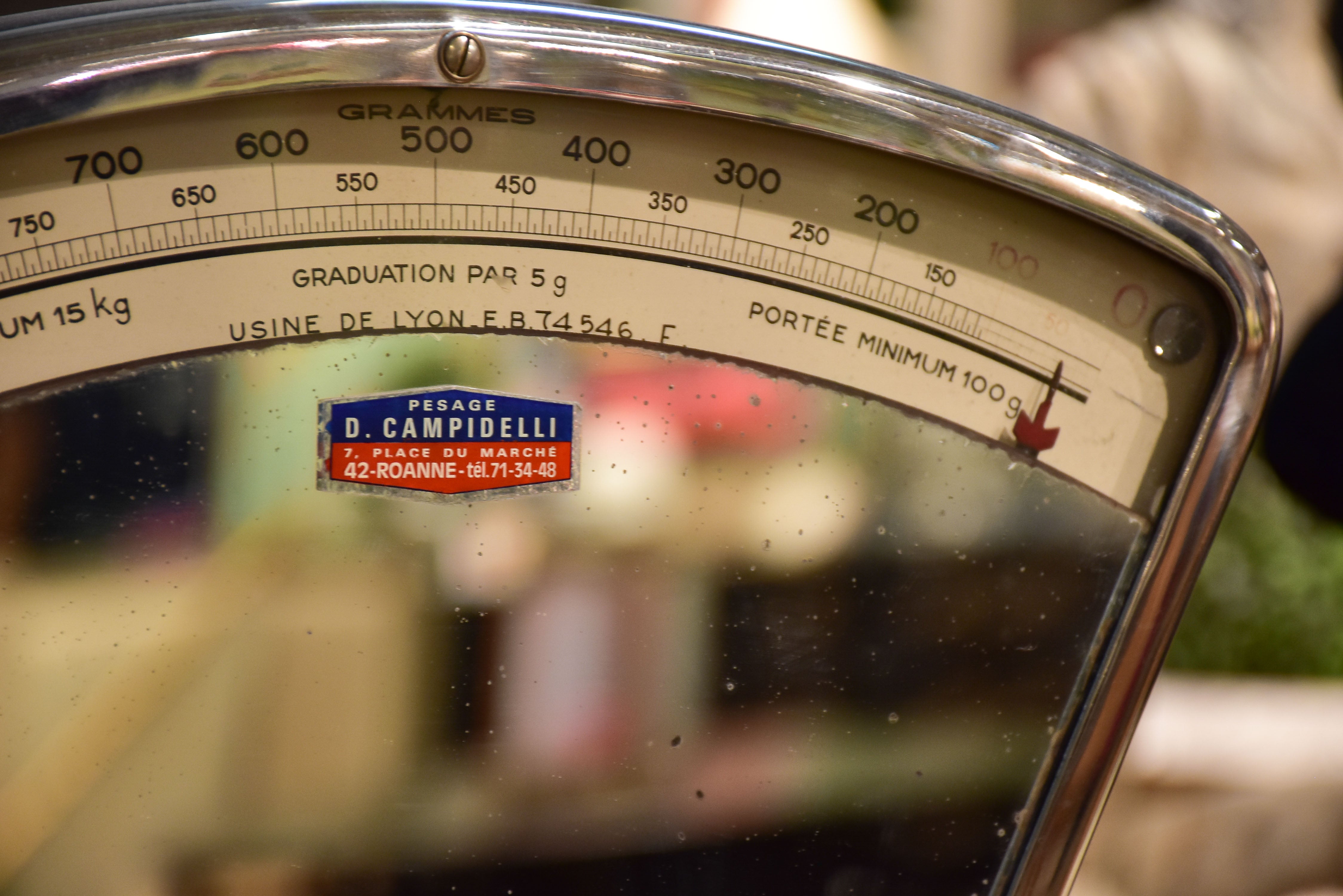 Vintage Berkel shop scales circa 1950