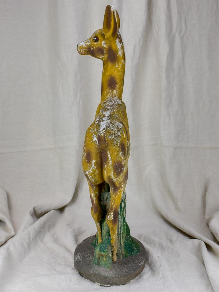 Mid century Italian garden sculpture of a deer