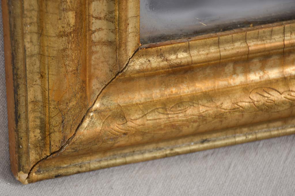 19th century gilded Louis Philippe mirror 23¼" x 32¼"