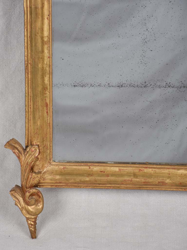 Mirror, gilt, Italian, 19th century, 18 "x 33½"