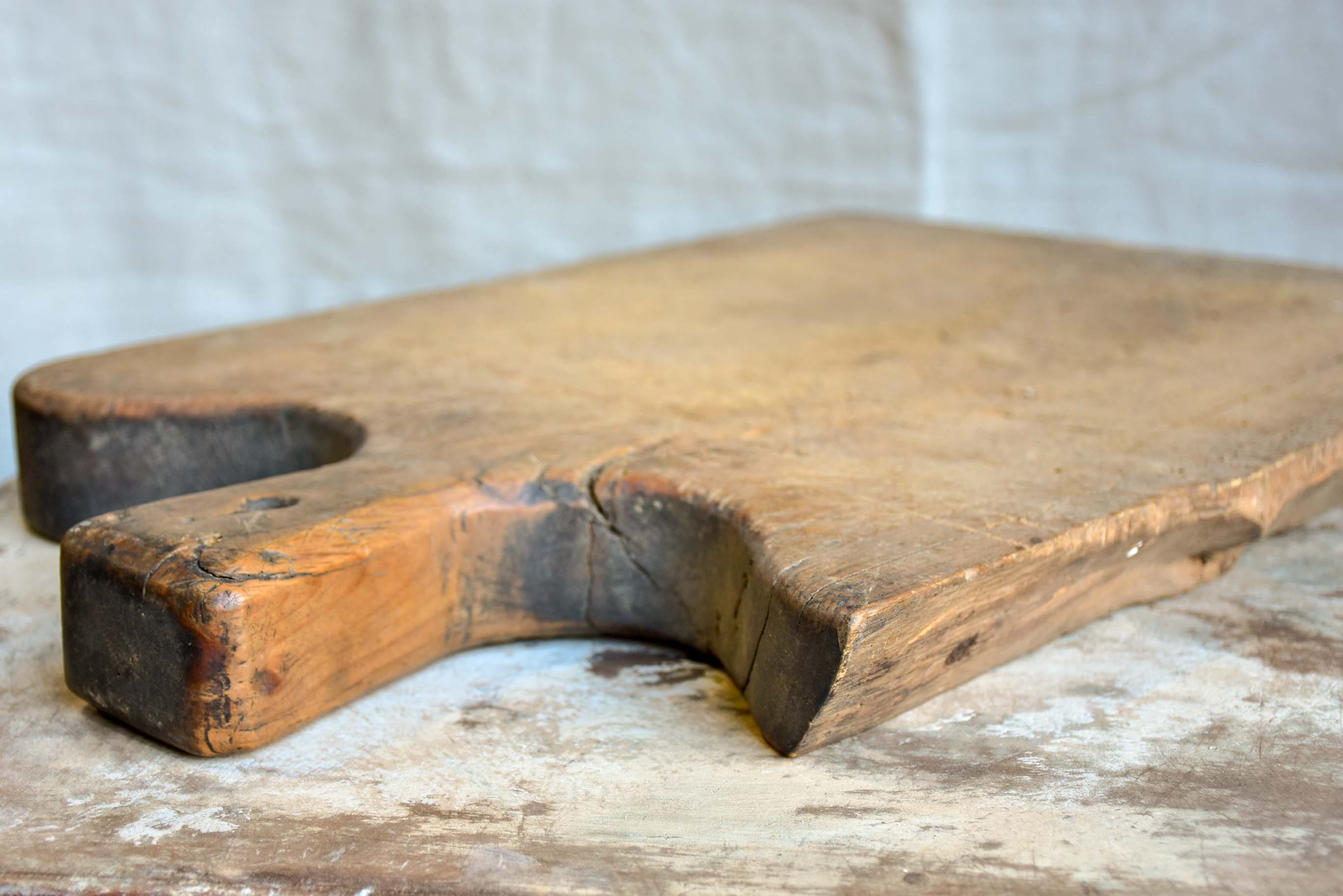 Large rustic French cutting board