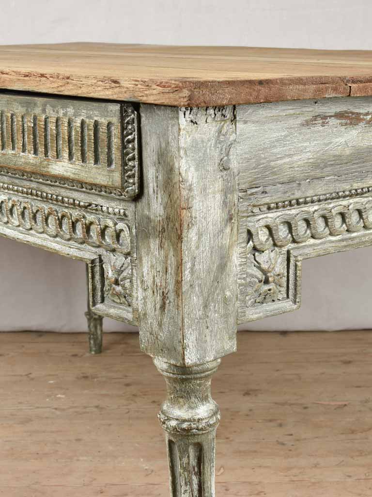 18th century Louis XVI desk / flat top writing table 54¼"