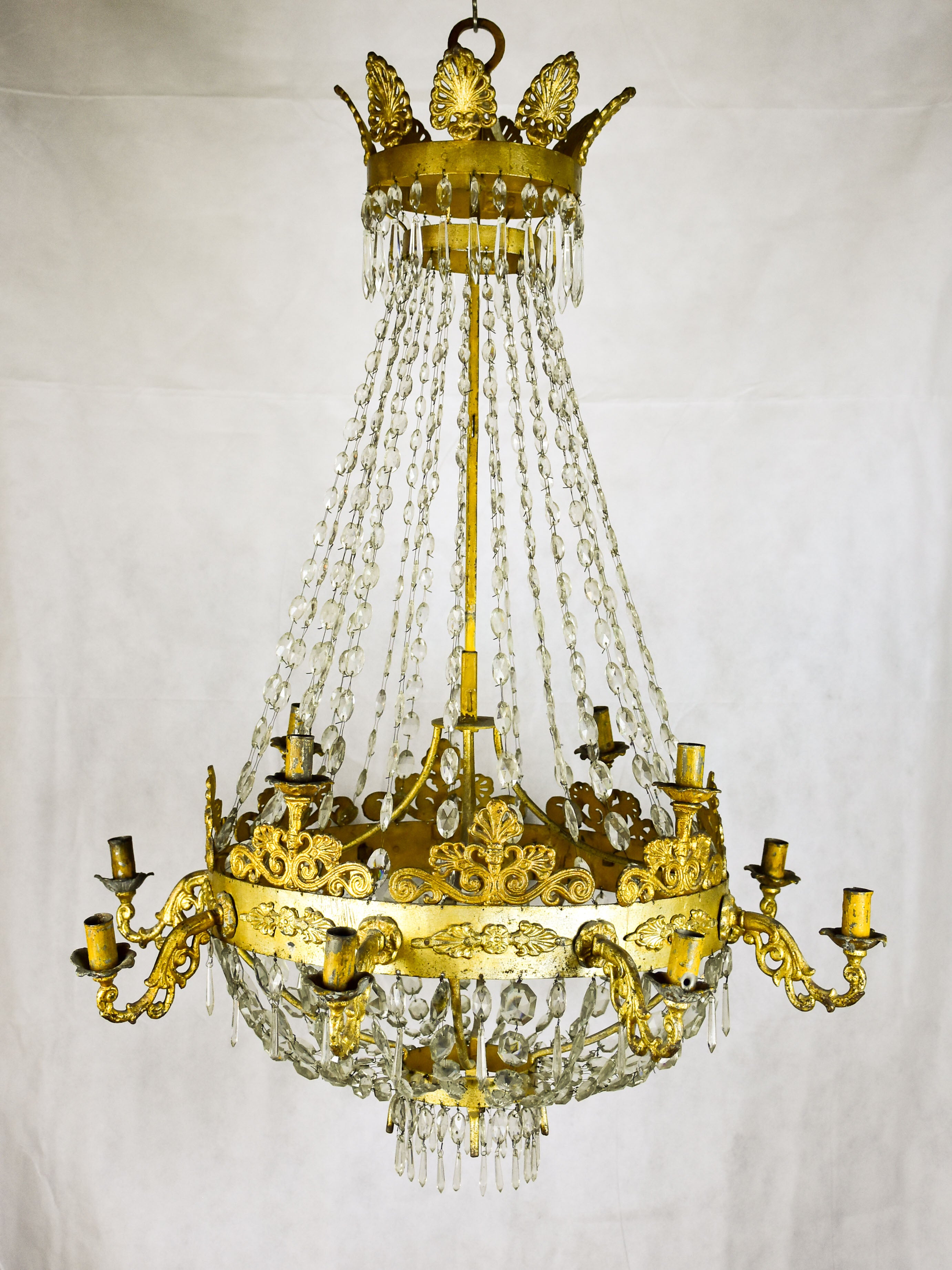 Antique Italian Genoese chandelier