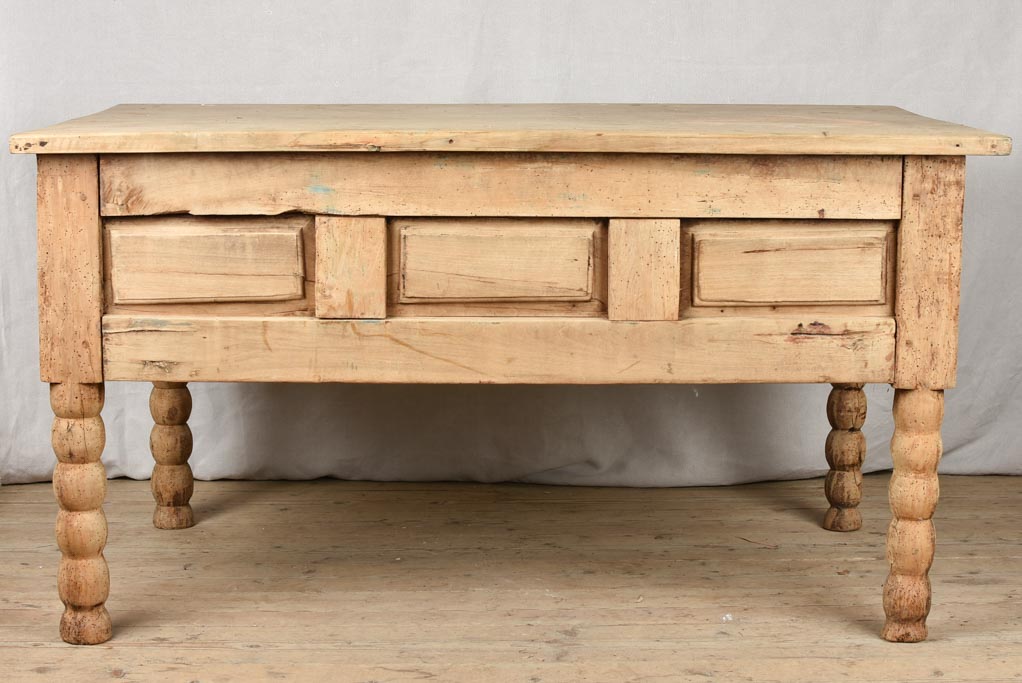 18th century Spanish table w/ 2 drawers - walnut 54¼"