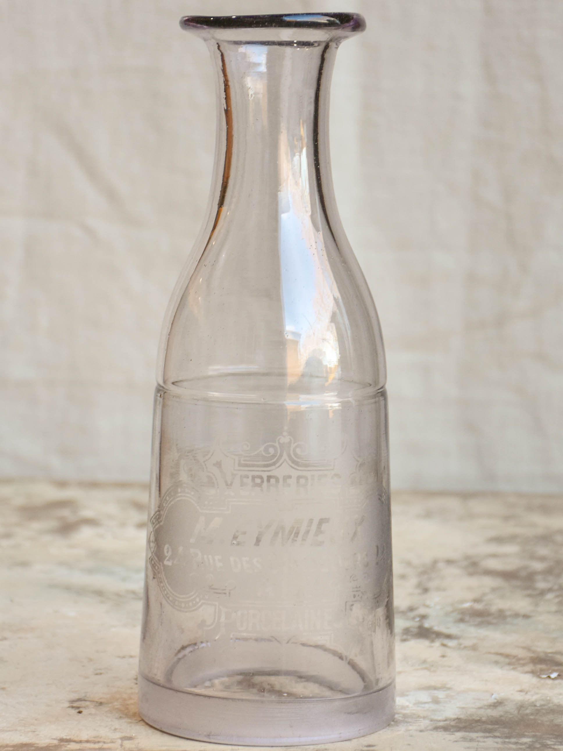 Antique French bistro carafe - Aix