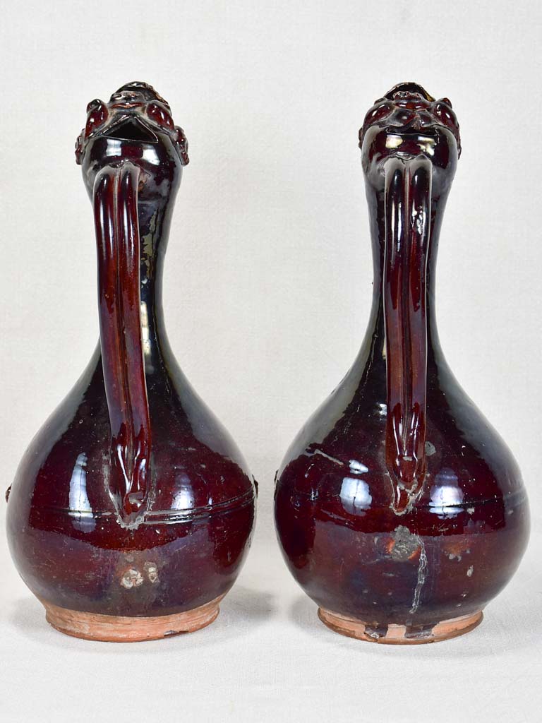 Pair of 19th-century Raki pitchers - Demoiselles d'Avignon