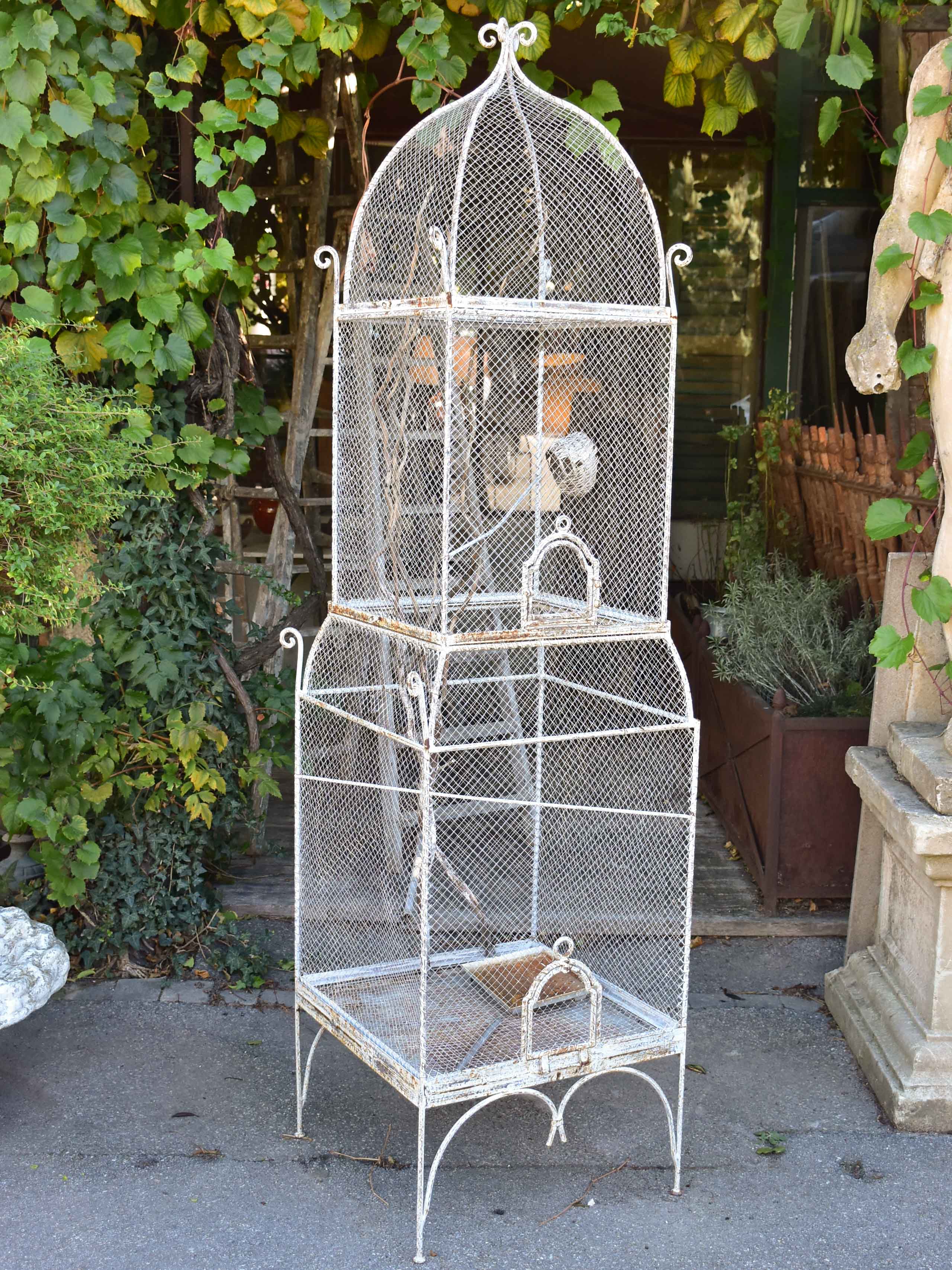 Extra-large vintage birdcage