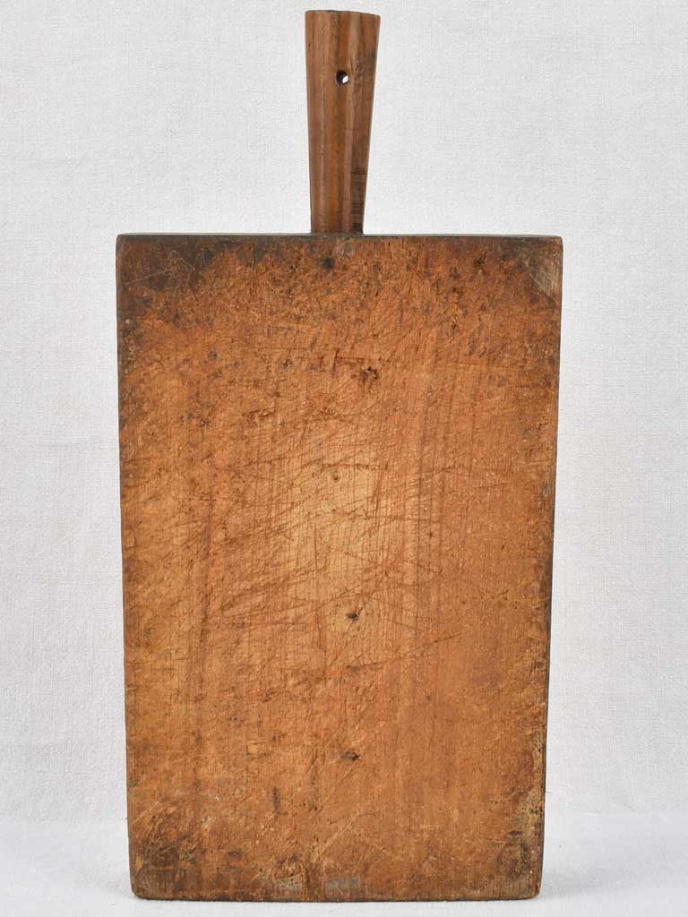 Thick antique French cutting board 10¾" x 21¾"