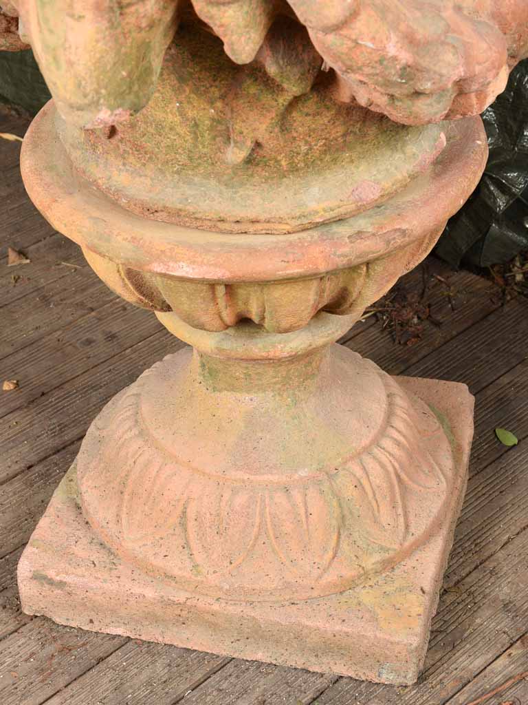 Extra-Large Pair Of Medici Urns w/ ram's heads 56"