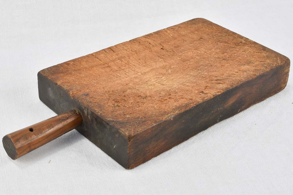 Thick antique French cutting board 10¾" x 21¾"