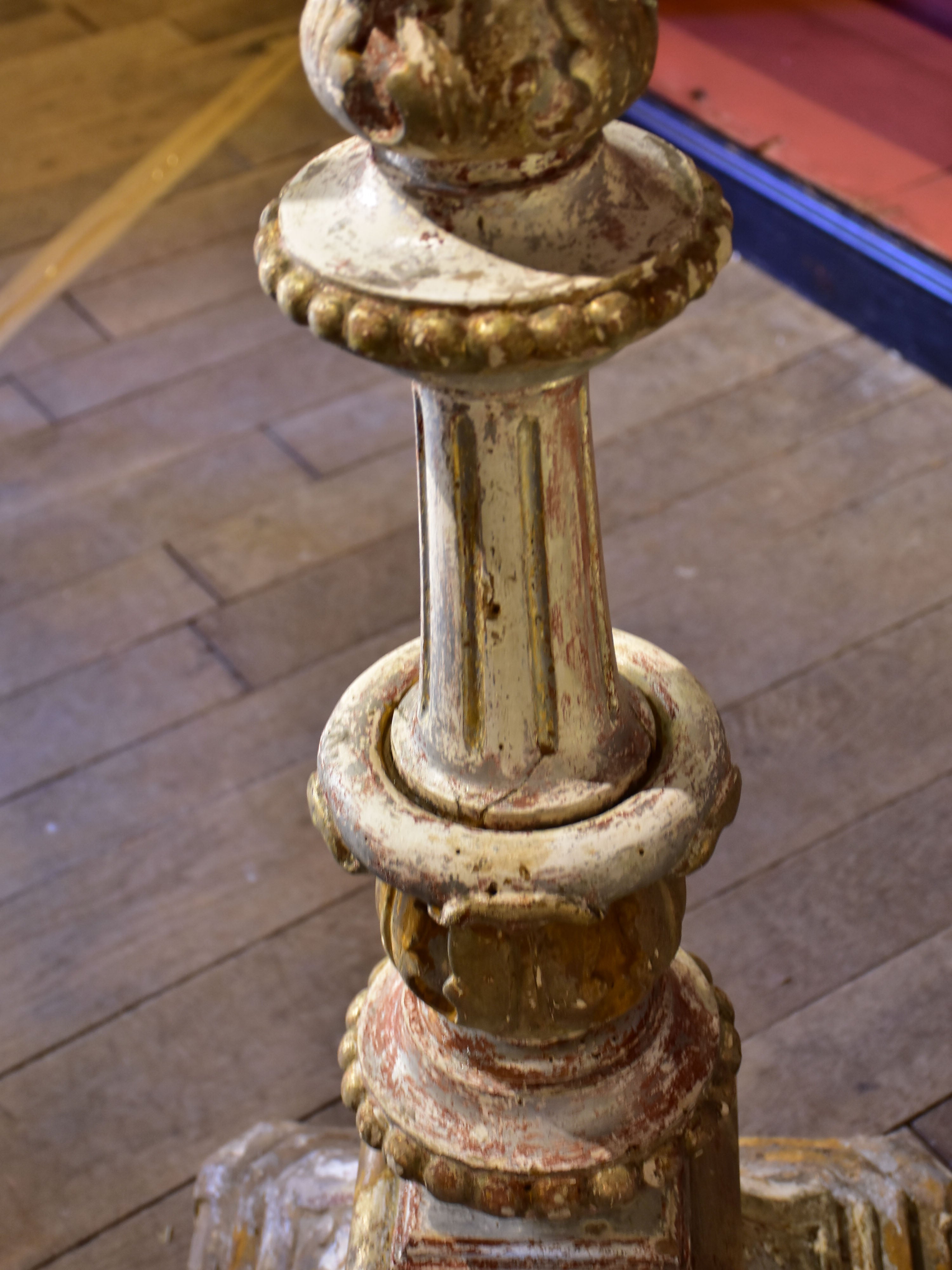 Very large renaissance church candlestick – 17th century